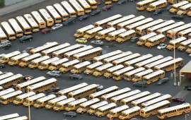 Bus school fermi a Los Angeles dopo l'allarme bomba