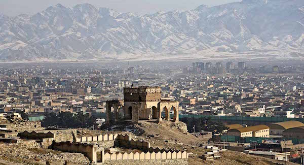 Una veduta di Kabul