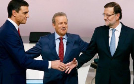 Difficile accordo tra Pedro Sánchez (sin.) e Mariano Rajoy