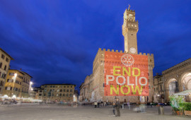Palazzo Vecchio sostiene la campagna Polio Plus