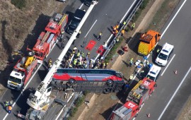 Il tragico incidente sull'autostrada tra Valencia e Barcellona in Spagna