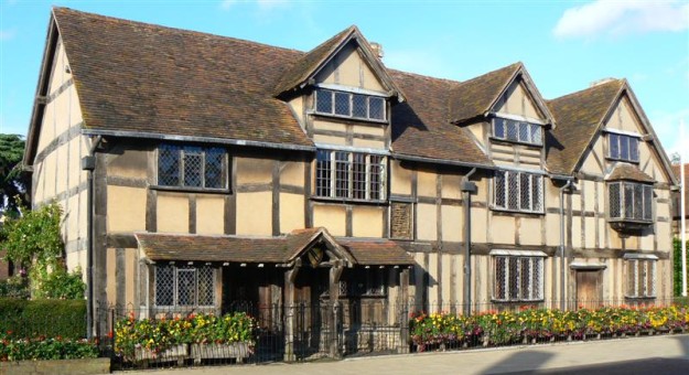 La casa natale di William Shakespeare a Stratford-upon-Avon