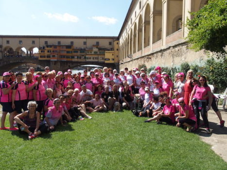 I partecipanti al Florence Dragon Boat Pink Meeting 2016