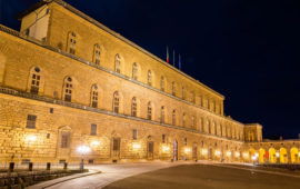 Nuova illuminazione su Palazzo Pitti grazie al Centro di Firenze per la Moda Italiana