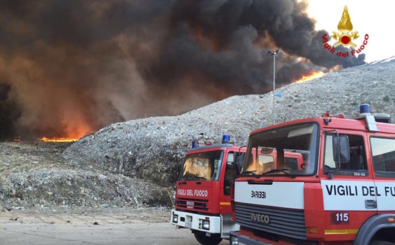 L'Incendio della discarica del Cassero a Serravalle Pistoiese