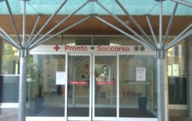 L'ingresso del Pronto Soccorso all'ospedale fiorentiino di Careggi
