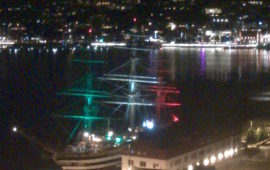 Nave Vespucci nel porto di Oslo