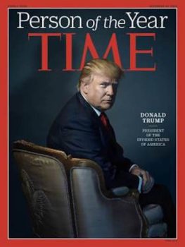 La copertina di Time dedicata a Donald Trump