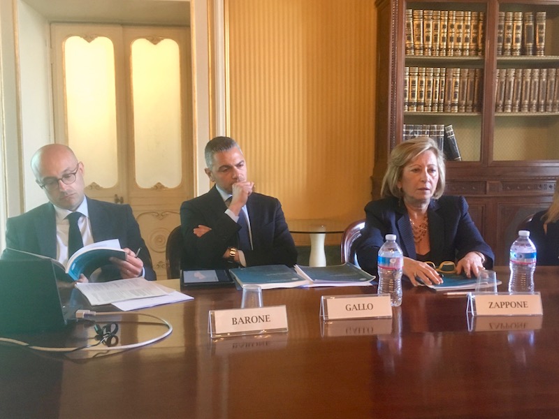 Luisa Zapponi alla riunione di Banca d'Italia