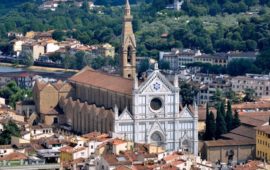 La basilica di Santa Croce a Firenze