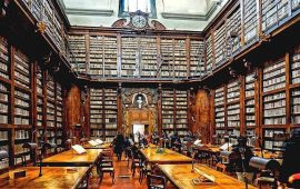 La Biblioteca Marucelliana di Firenze (foto da Facebook)