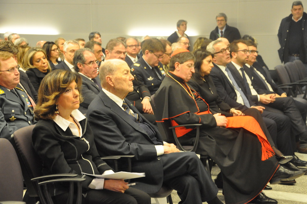 Il presidente della Corte Costituzionale Paolo Grossi e il cardinale Giuseppe Betori