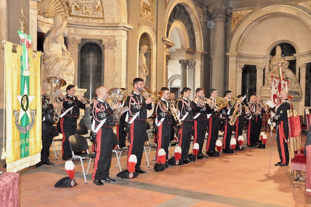 La fanfara della Scuola Marescialli Carabinieri