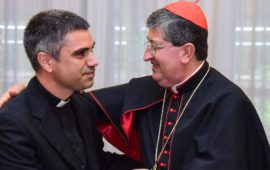 Il cardinale Giuseppe Betori e don Antonino Pozzo