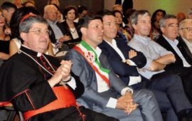 Il cardinale Betori con i sindaci di Firenze Nardella, Renzi. Domenici, Primicerio e Morales