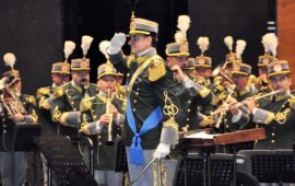 La Banda Musicale della Guardia di Finanza durante un concerto a Firenze nel 2017