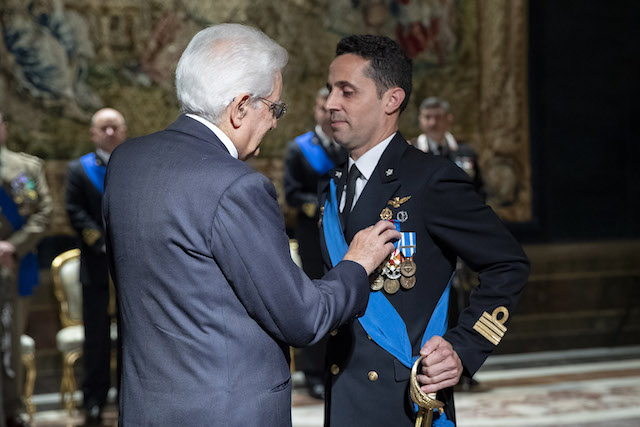 Capitano di Fregata Paolo Podico (Foto Uff Stampa Quirinale)