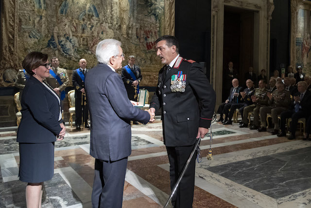 Luogotenente C.S. Giuseppe Rizzello (Foto Uff Stampa Quirinale)