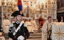 Il cardinale Giuseppe Betori alla celebrazione della Virgo FIdelis 2018