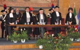 Il presidente Amedeo Federici dichiara aperto l'anno giudiziario 2019 della Corte dei Conti della Toscana