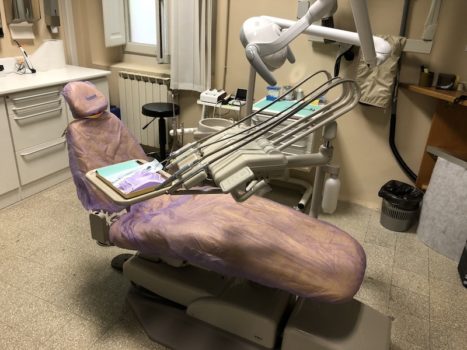 L'ambulatorio odontoiatrico dell'Associazione Stenone dove operano dentisti Andi