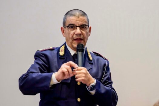 Il commissario Andrea Borghi della Polizia Stradale di Firenze