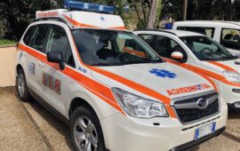 Un'automedica del servizio emergenza 118 di Firenze