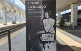 La foto della "bambina con la valigia" icona dell'esilio degli italiani dall'Istria