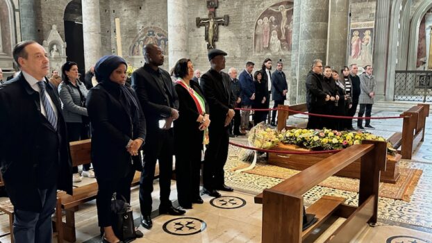 L'estremo saluto a Rossella Segreto Annigoni nella basilica di San Miniato al Monte a Firenze
